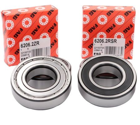 FAG 6206 Versiegelte tiefe Rille Kugellager ID 30 mm dünne Wand für industrielle Maschinen