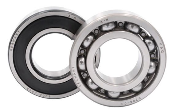 FAG 6206 Versiegelte tiefe Rille Kugellager ID 30 mm dünne Wand für industrielle Maschinen
