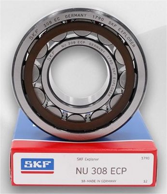SKF NU308ECP Zylindrisches Walzlager P4 Präzisionschromstahl Gcr15 für Schwermaschinen