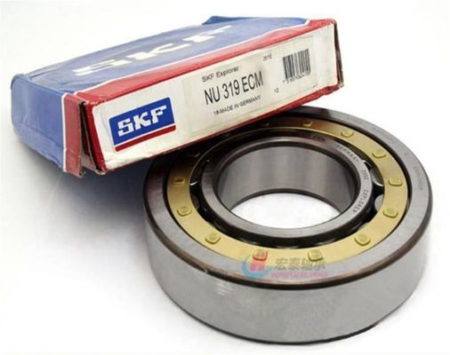 SKF NU319 Hochpräzisions-Zylinderrollenlager mit Grundlast von 380 KN und offenen Dichtungen